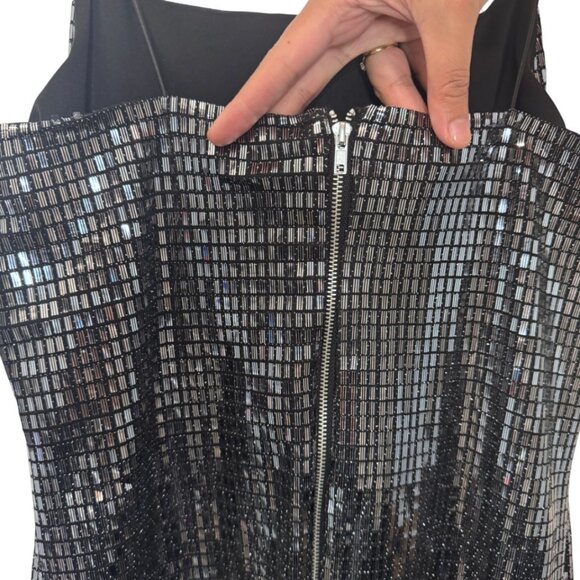 Almost Famous black strappy bodycon cocktail dress size US XL - Picture 5 of 8